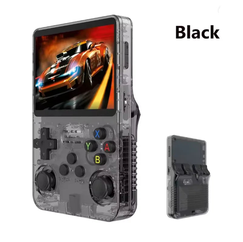 Retro 3.5-inch (8.9 cm) Handheld Game Console - ArkOS Portable Pocket Gamer, 64GB/128GB (1500/3000 Games), Mini HDMI, USB-C Charging