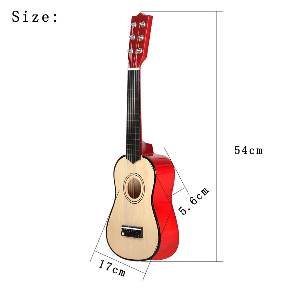 21-Inch (54 cm) Mini 6-String Acoustic Guitar for Kids – Beginner Children's Musical Instrument & Gift