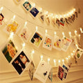 3M (9.8ft) 20 LED Photo Clip Fairy String Lights - Battery Operated Card Holder Garland for Christmas Wedding Party
