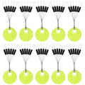 60pc (10-Group) Rubber Space Bean Stoppers for Fishing Floats – Carp Bait Line Stops (S/M/L)