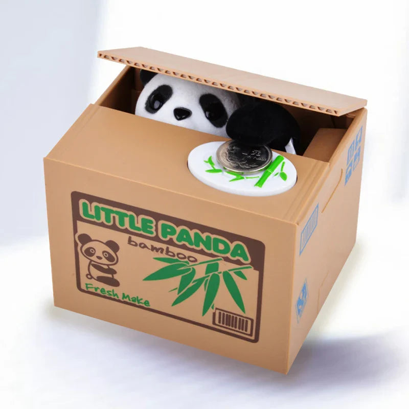 Interactive Electronic Cat Coin Bank — Money-Eating Piggy Bank Toy for Kids, Cute Savings Gift