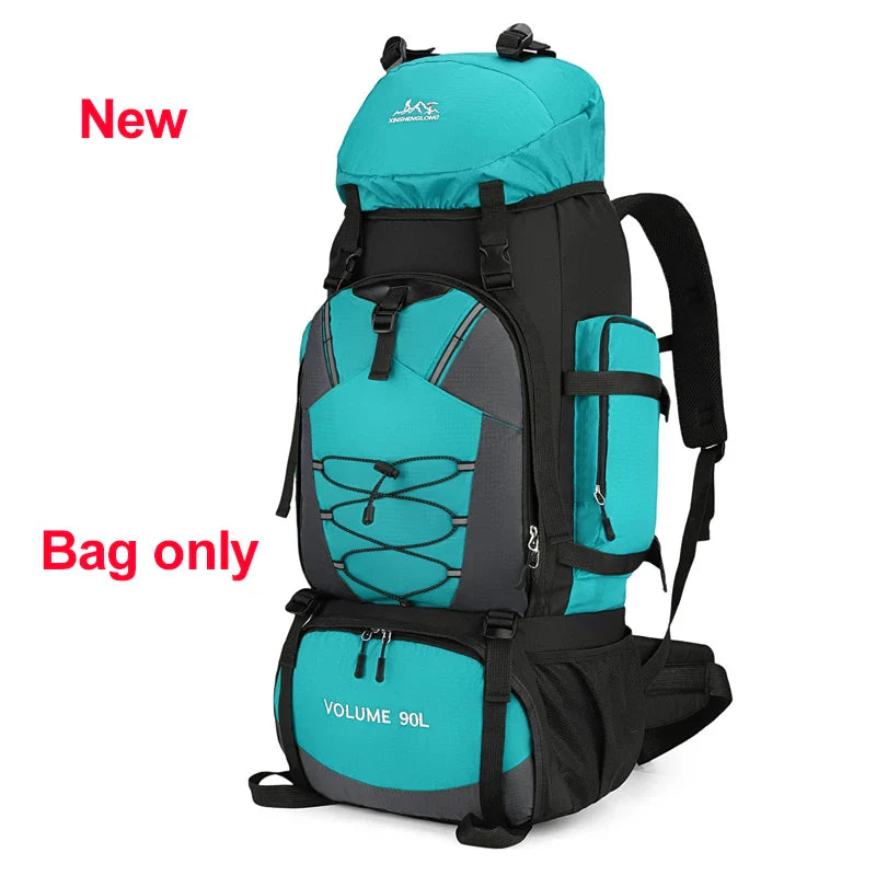 90L Waterproof Hiking & Camping Backpack — Large Capacity Trekking Rucksack for Travel (Unisex)