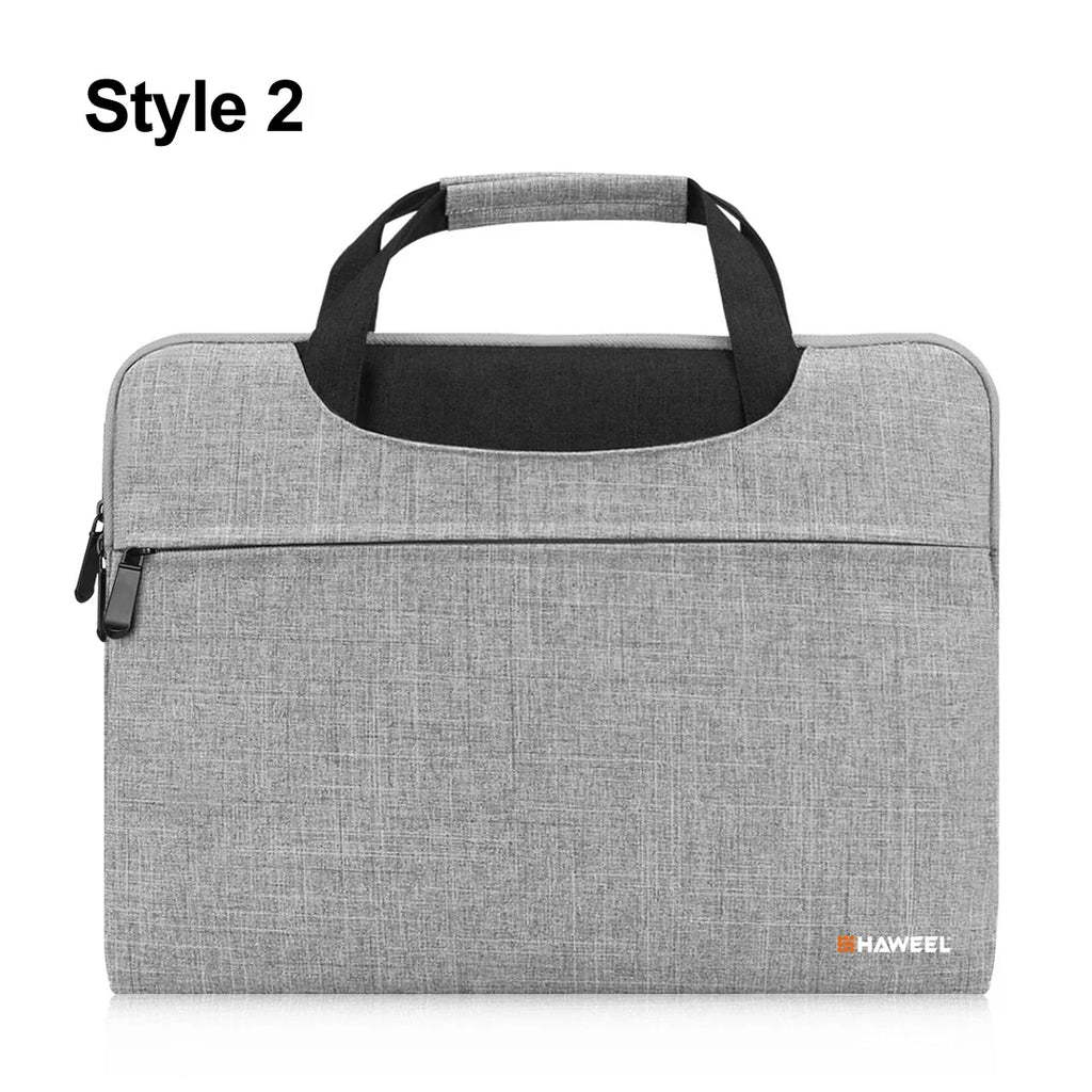 Laptop Briefcase Crossbody Bag for 13–14 in (35.5×26.5×3 cm) & 14–16 in (40×29.5×3 cm) Laptops — Slim Water-Resistant Sleeve with Shoulder Strap