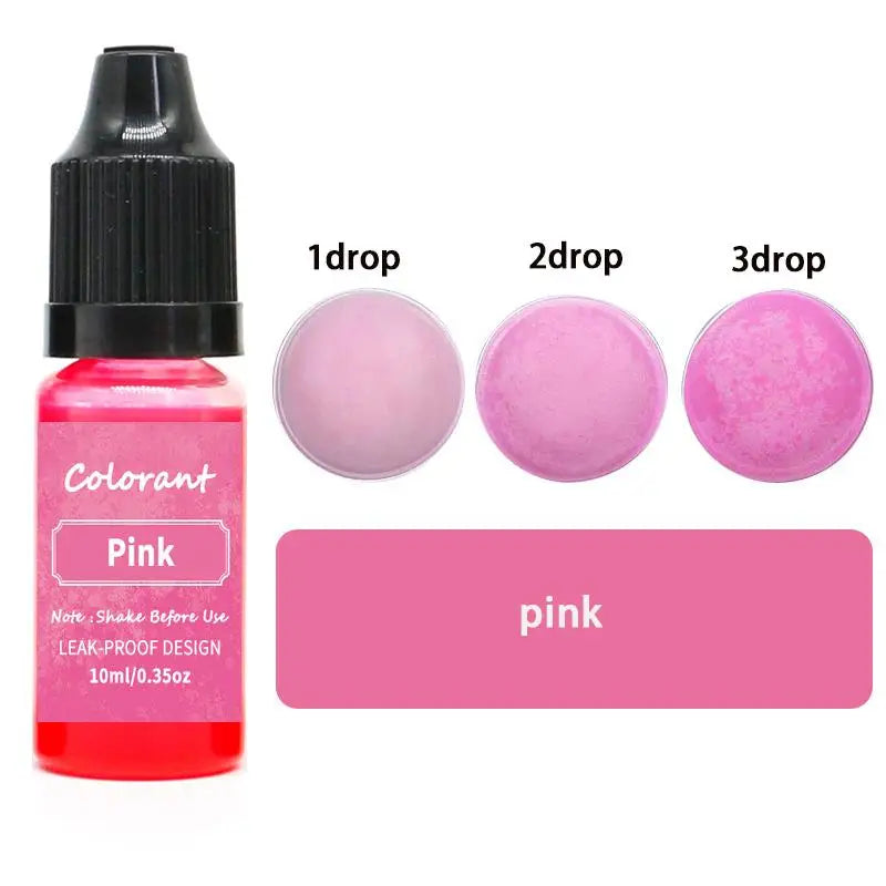 20-Color Liquid Candle Dye Set for DIY Candles, Soap & Resin Crafts