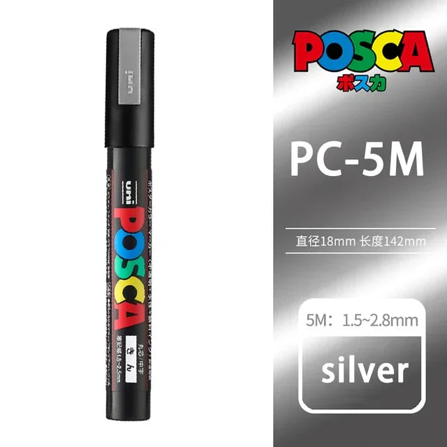 Permanent Acrylic Paint Marker Set – Quick-Dry Opaque Paint Pens for Graffiti, Crafts & Illustration