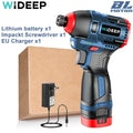 16.8V Brushless Cordless Drill & Impact Driver — 200 N·m Max Torque Electric Screwdriver for Home DIY