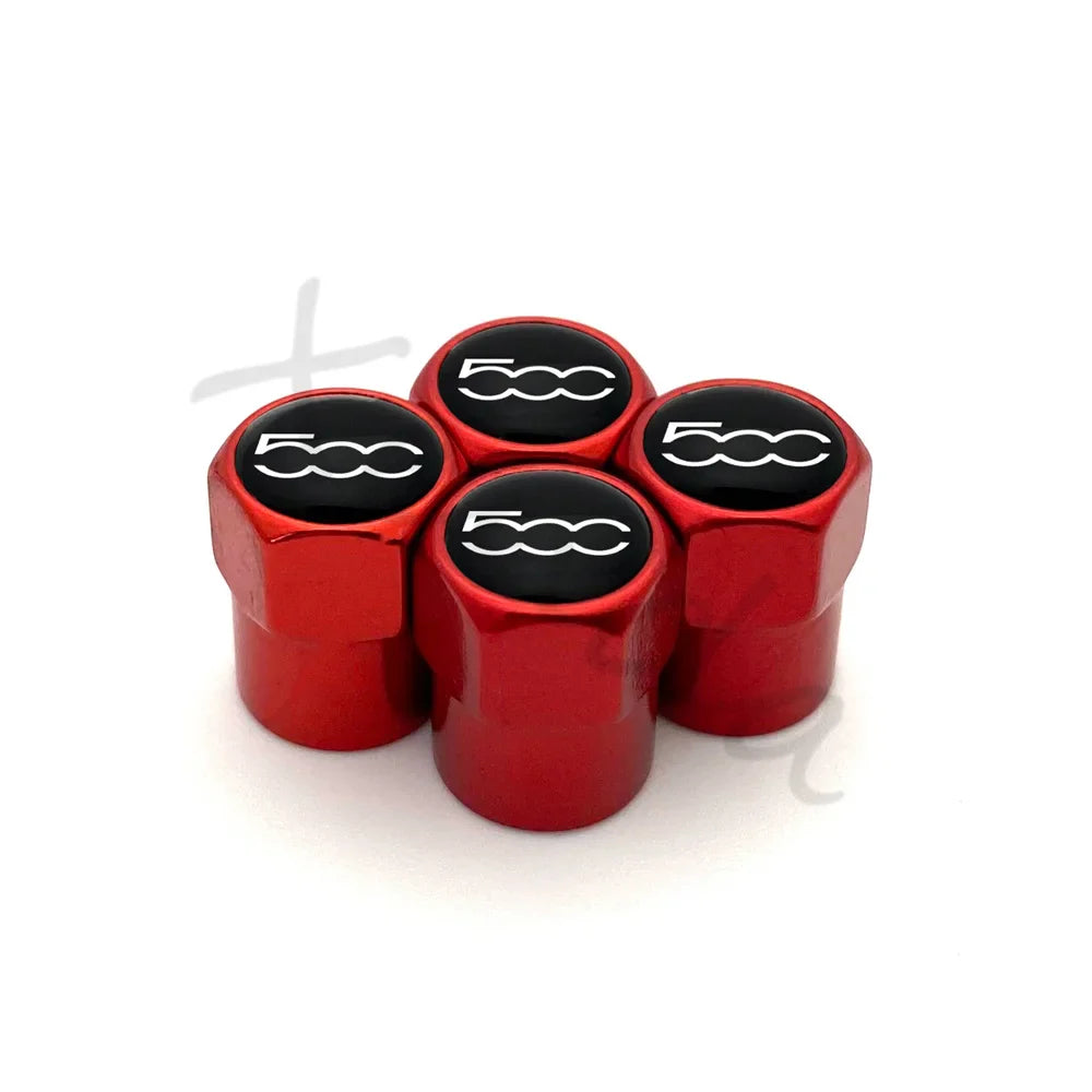 4-Pack Aluminum Alloy Tire Valve Stem Caps – Airtight Dustproof Wheel Valve Covers