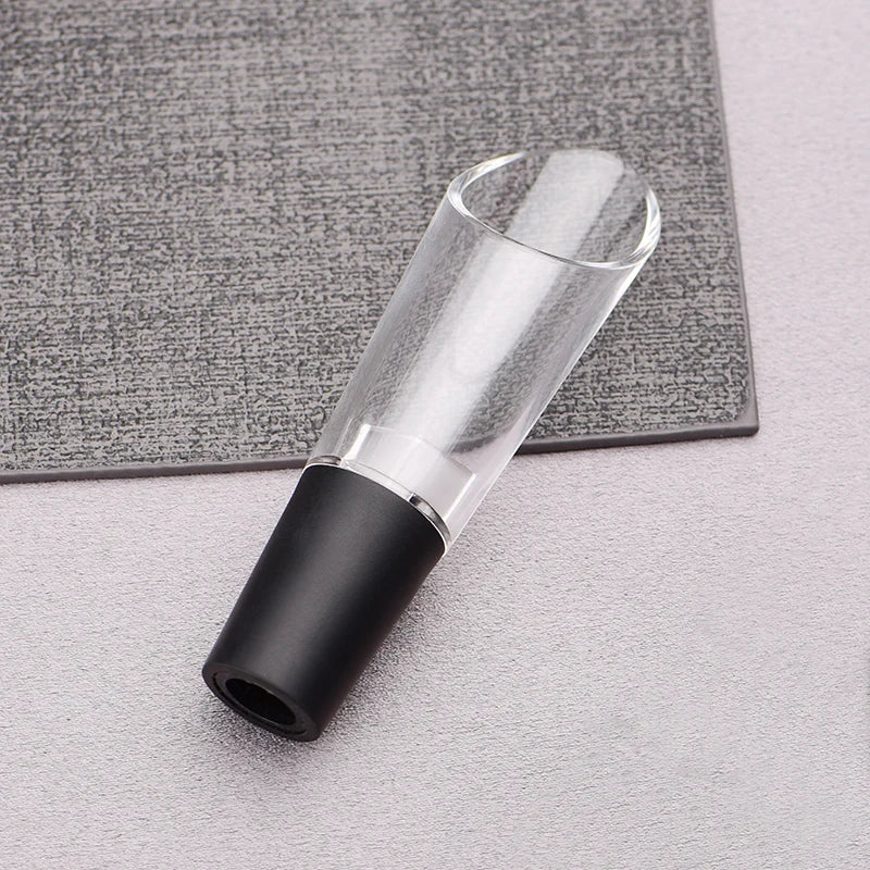 Wine Aerator Pourer Spout with Stopper – Portable Wine Decanter Pouring Tool