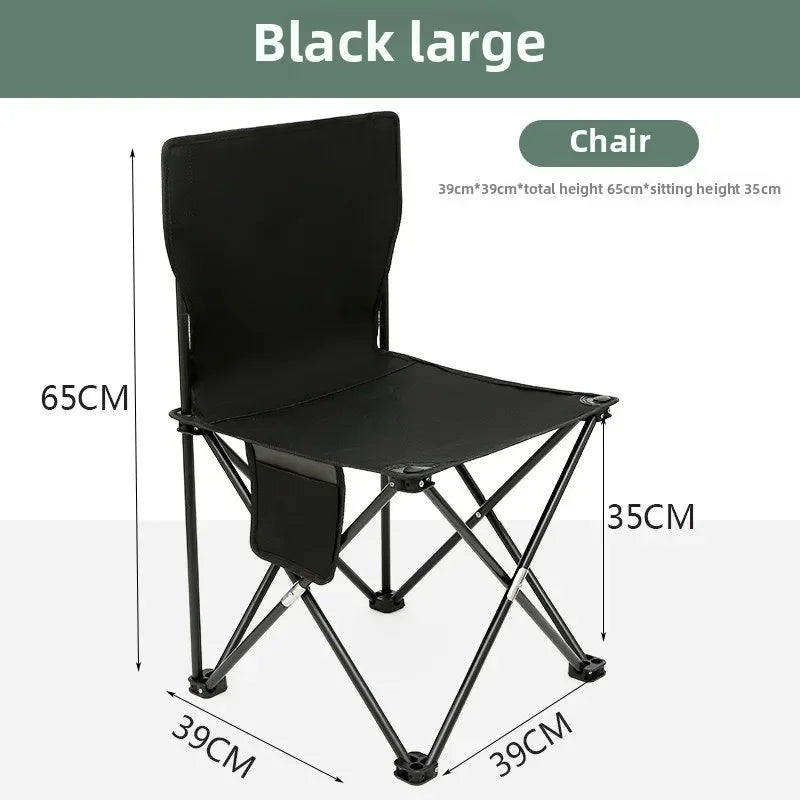 Portable Roll-Up Folding Camping Table with Carry Bag – Lightweight Outdoor Picnic & BBQ Table – 95cm / 120cm (37.4" / 47.2")