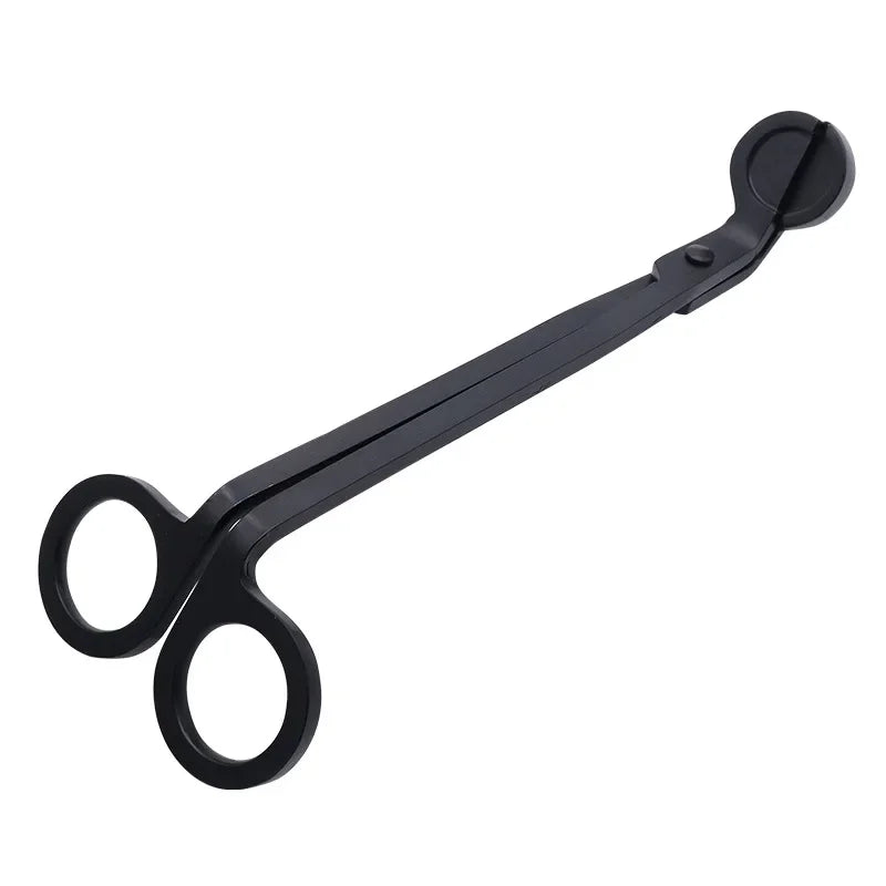 Candle Snuffer & Wick Trimmer — Black, 5 Style Options | Tray, Scissors & Hook Candle Accessories