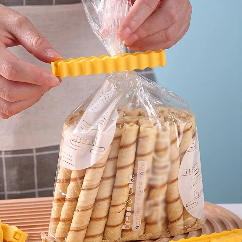 12-Pack French Fry Shaped Bag Clips, Snack & Food Sealing Clips for Chip Bags and Seasonings