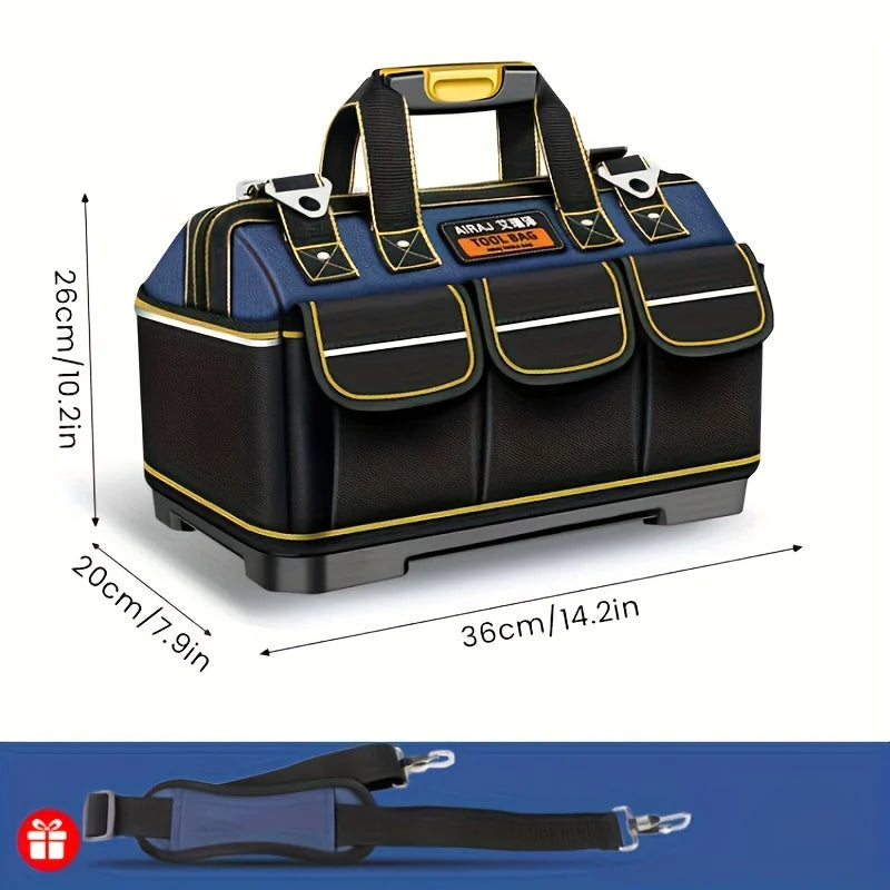 Multifunctional Electrician Tool Bag – Waterproof 1680D Oxford, High-Capacity (13–18 in / 31–42 cm)