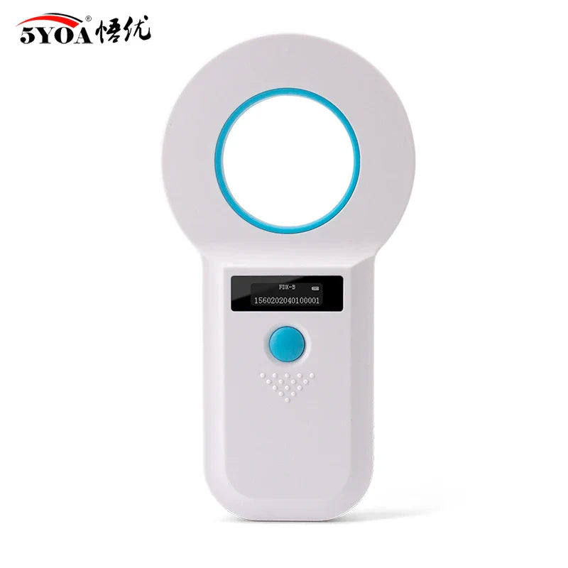 Handheld Pet Microchip Reader OLED — EMID & FDX-B (ISO11784/85) RFID Rechargeable Scanner for Dogs, Cats & Pigs