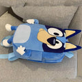 Bluey Family Kids Backpack, Cartoon Dog Kindergarten School Bag - Kawaii Blue & Orange Children's Gift