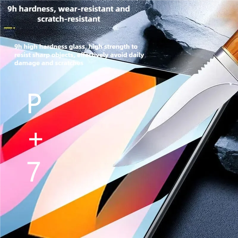 2-Pack 11-Inch (28 cm) Tempered Glass Screen Protector for Tablet HD Anti-Scratch Clear Film