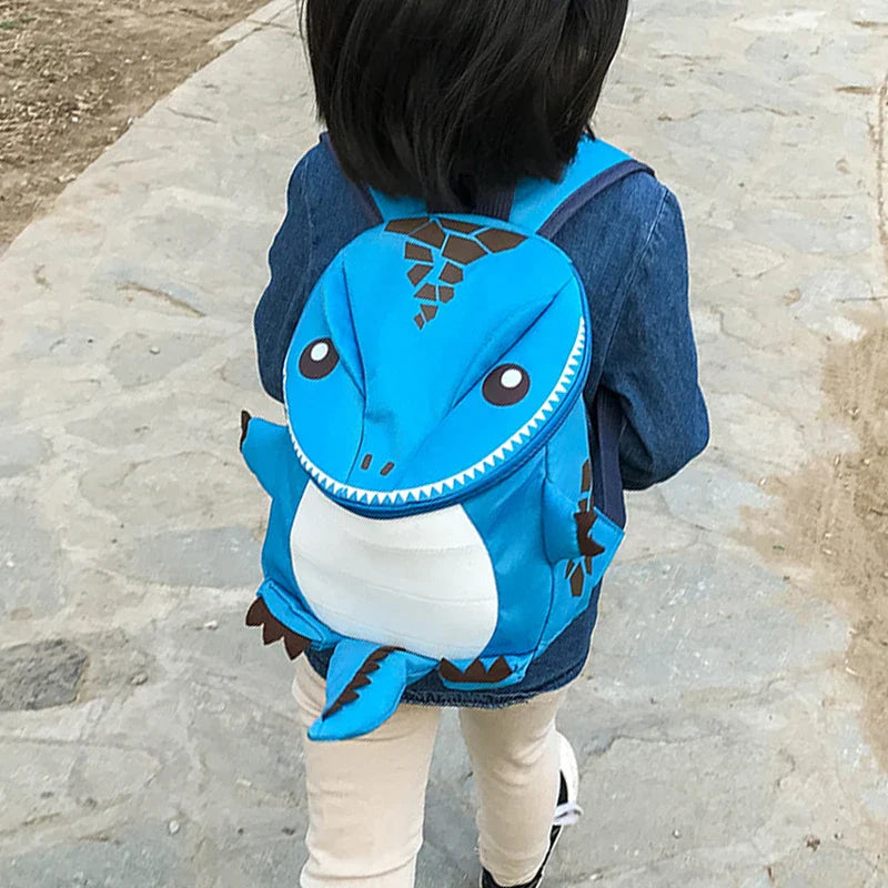 Dinosaur Kids Backpack Waterproof Oxford Nylon School Bag for Kindergarten — 30 x 21 cm (11.8 x 8.3 in)