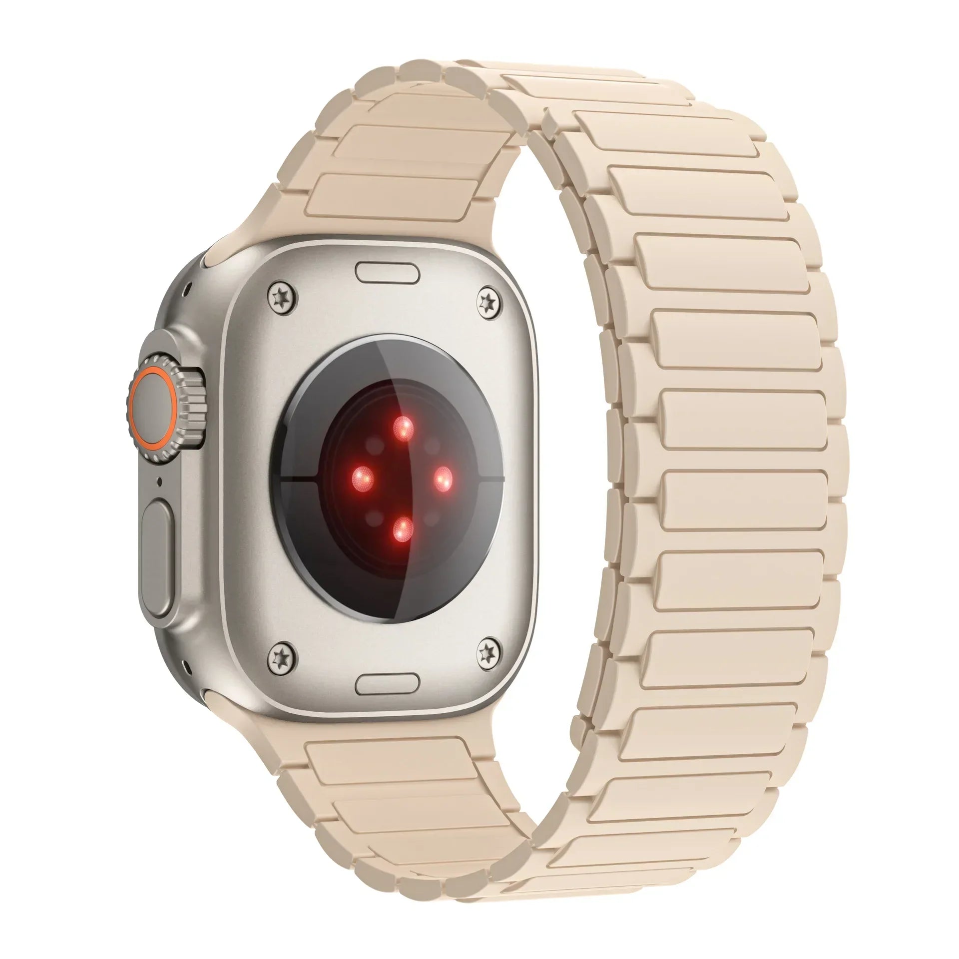 Magnetic sports band for Apple Watch Ultra 2 49mm 45mm 44 42mm 38 40 41mm silicone strap for iWatch series 9 8 7 6 5 4 se 3 loop