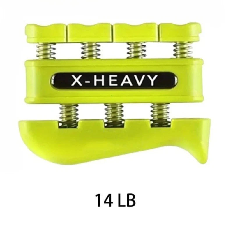 Finger Strengthener Hand Grip Trainer — 3 Resistance Levels (3/7/11 lb | 1.36/3.18/4.99 kg) for Finger, Wrist & Forearm Strength — Ideal for Musicians & Rock Climbers