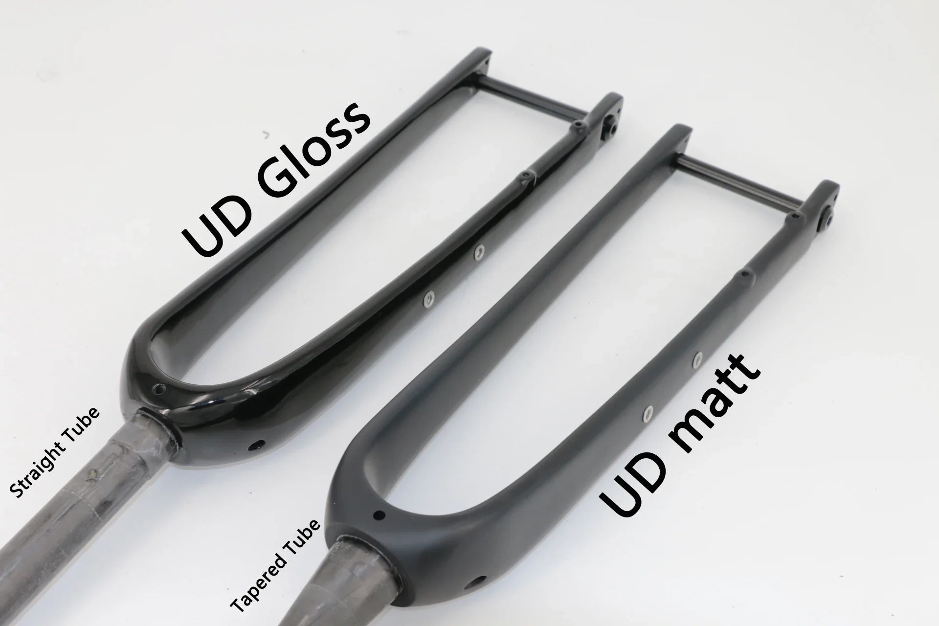 700C UD T800 Full Carbon Road & Gravel Bike Fork — Disc Brake, Luggage Carrier Mount, 45mm Offset