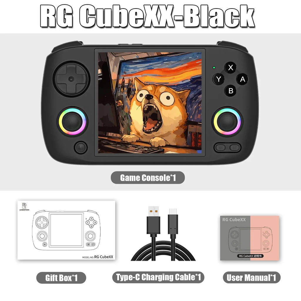 Retro Handheld Game Console 3.95-Inch IPS Screen | Linux OS | 5000+ Built-in Games | HDMI TV Out & Bluetooth | 3800mAh