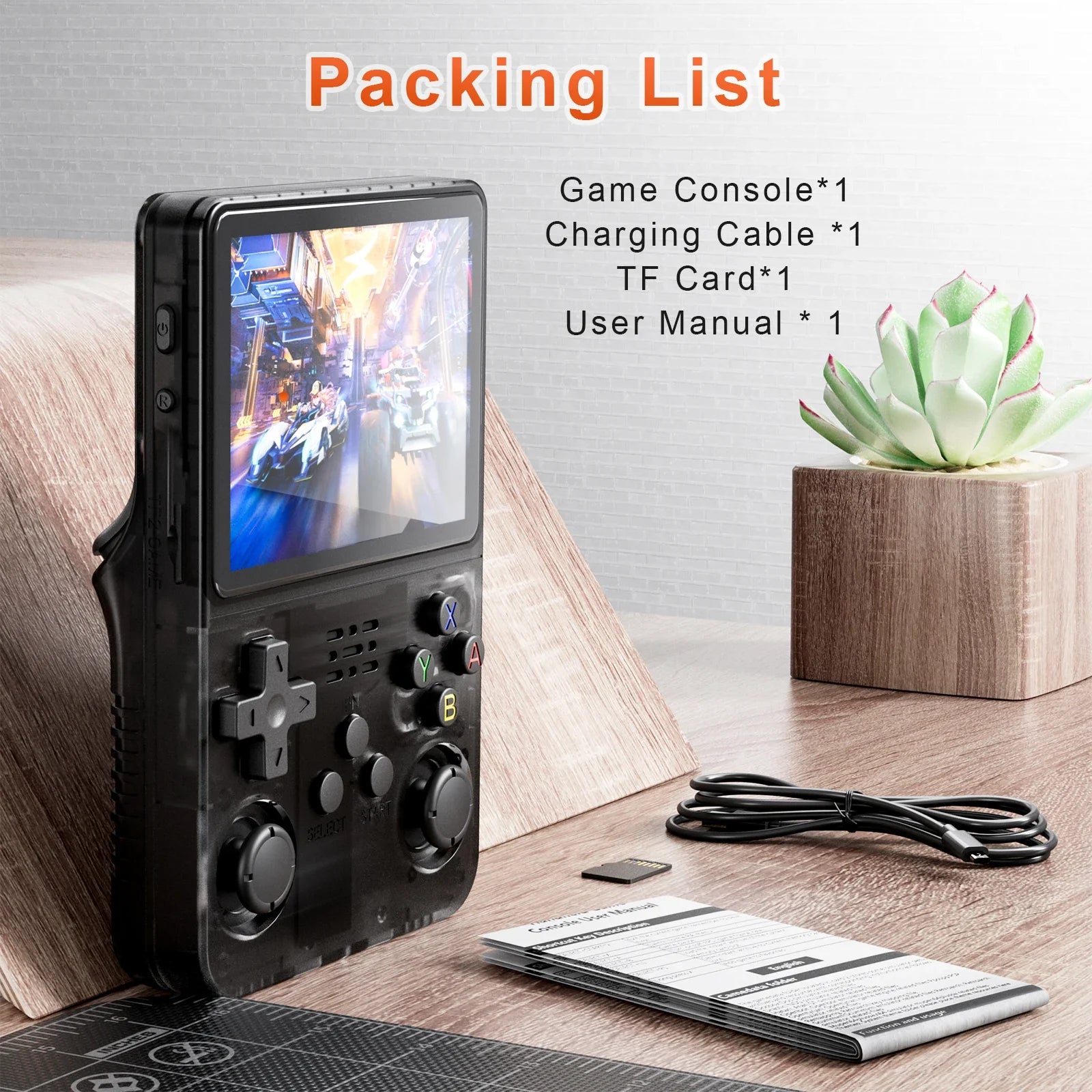 3.5-Inch IPS Retro Handheld Game Console 640x480 HD, 64GB Built-In, 16,000+ Classic Games Portable Pocket Player