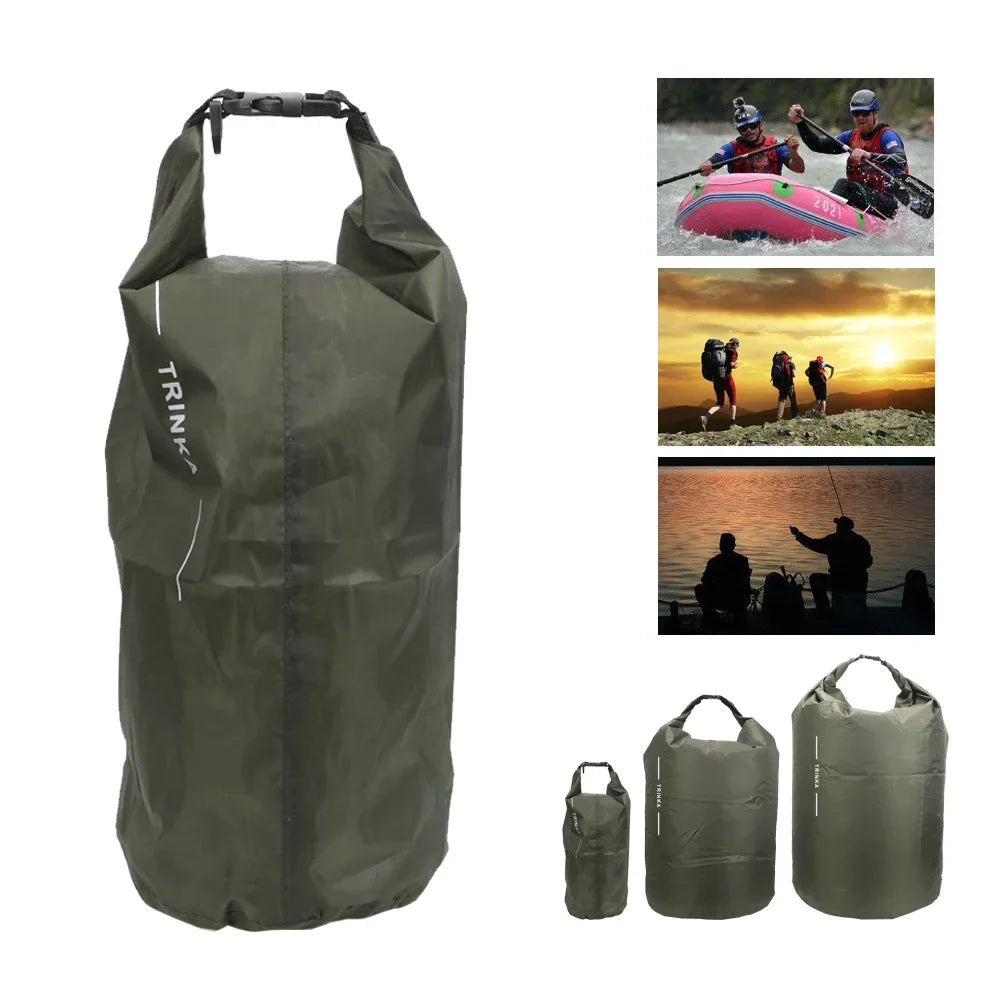 Waterproof Floating Dry Bags – 8L/40L/70L (2.1/10.6/18.5 gal) Roll-Top Sealed Storage Sacks for Boating, Kayaking & Canoeing