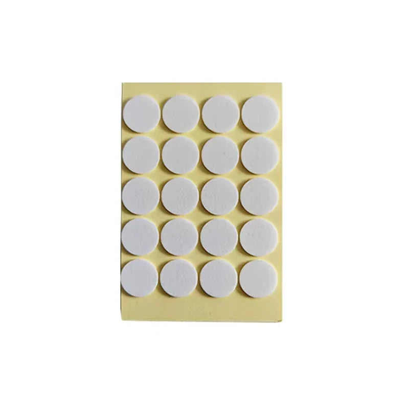 240-Pack 14mm (0.55 in) Candle Wick Stickers Heat-Resistant Double-Sided Adhesive for Centering Wicks