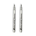 Metallic Brush Marker Pen (1 or 2-Pack) – Gold & Silver Permanent Metallic Ink for Crafts, Scrapbooking & Manga (14 cm / 5.5 in)