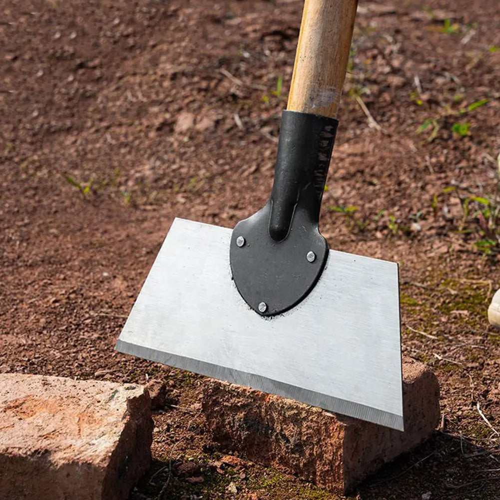 30cm (11.8in) Multifunctional Garden Shovel — Manganese Steel Weed, Deicing & Manure Scraper