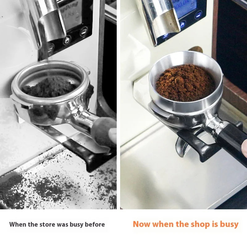 51/53/58mm (2.01/2.09/2.28 in) Aluminum Espresso Dosing Ring for Portafilter - Barista Tamper Accessory