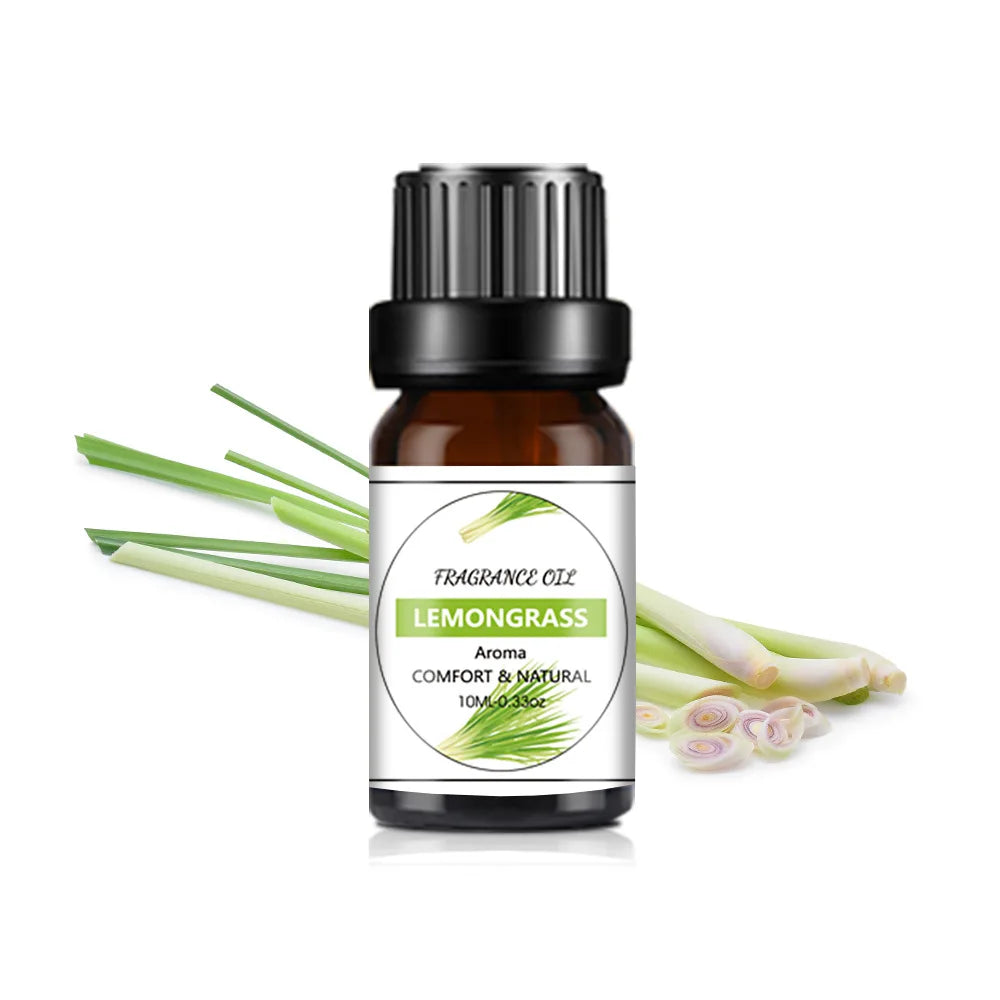 10ml (0.34 fl oz) Organic Essential Oil, 33 Scents Aromatherapy Fragrance Oil for Diffuser, Candle & Soap Making, Sleep