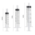 10-Pack Disposable Plastic Syringes No Needle – Lab Measuring & Small Pet Feeder, 5 ml / 10 ml / 20 ml (0.17 / 0.34 / 0.68 fl oz)