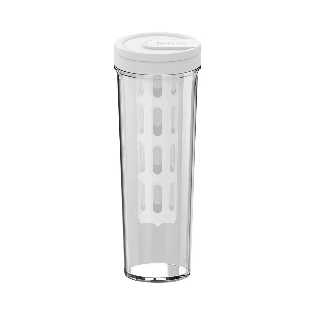 1L (33.8 fl oz) Manual Cold Brew Coffee Maker Bottle with Handle - Portable Tea & Fruit Infuser