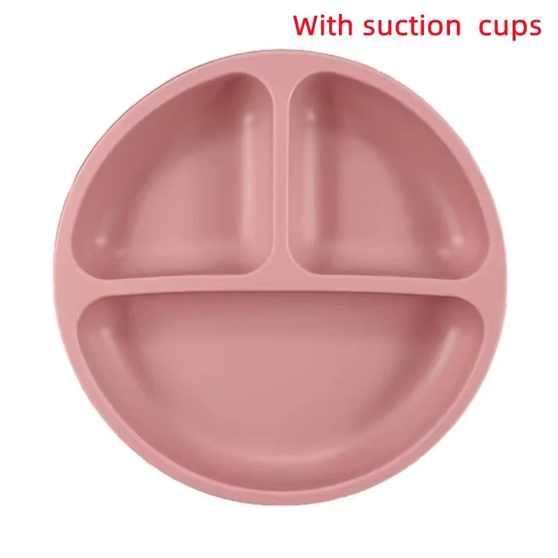 Silicone Suction Baby Plate — BPA-Free Toddler Feeding Bowl, Non-Slip Kids Dinnerware