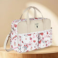Large Capacity Waterproof Mommy Diaper Bag - Wide-Opening Travel Messenger Crossbody Nappy Bag with Organizer