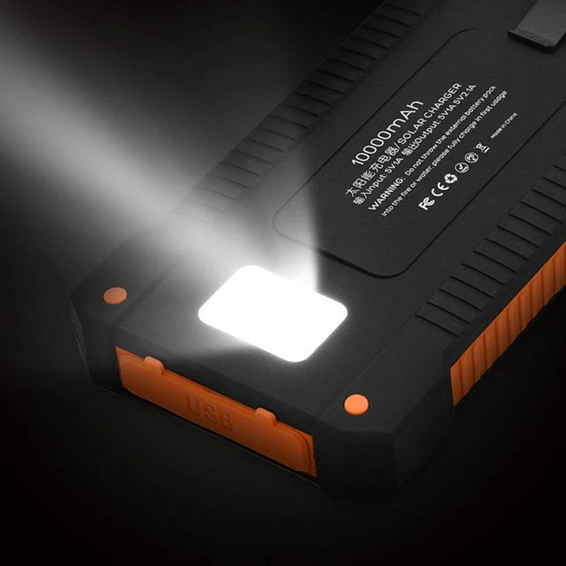 500000mAh Solar Power Bank Fast Charging Portable External Battery for iOS and Android Phones