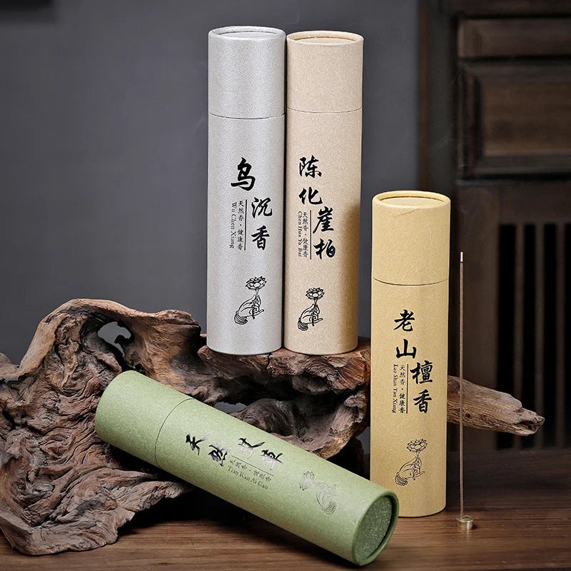 400-Pack Natural Sandalwood & Agarwood Incense Sticks Gift Pack for Prayer, Meditation & Blessing Ceremonies
