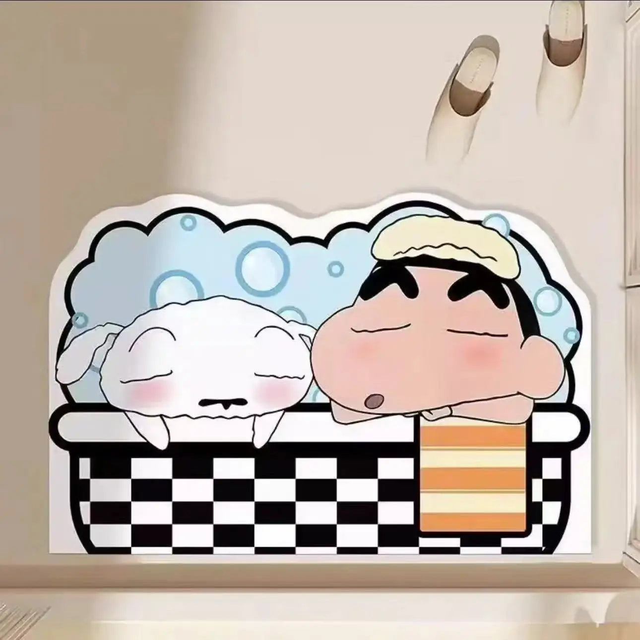 Cartoon Anime Quick-Dry Bath Mat – Soft Absorbent Shower Rug for Bathroom & Home Gifts