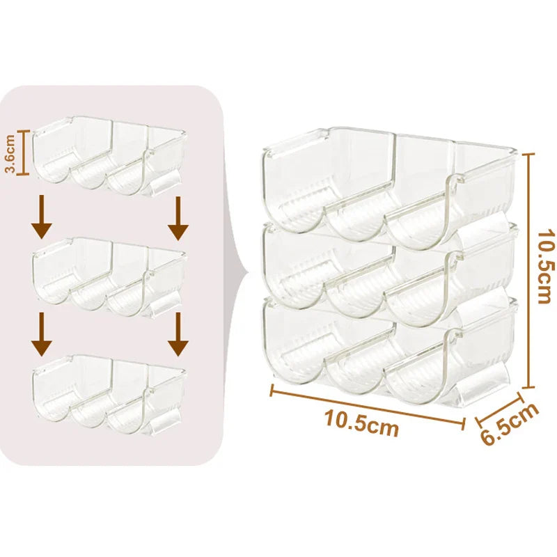 Clear Acrylic Makeup Brush Organizer – Transparent Cosmetic Holder for Lipstick, Brushes & Makeup Tools