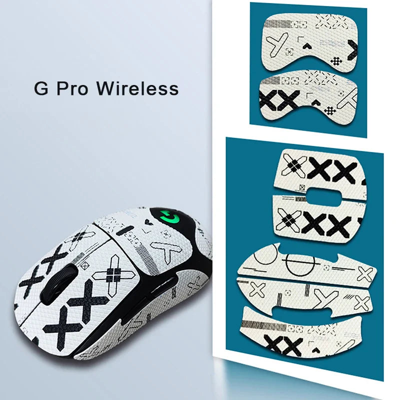 Anti-Slip Mouse Grip Tape — Ultra-Thin Sweat-Wicking Full-Body Skate Sticker for Wireless Gaming Mice