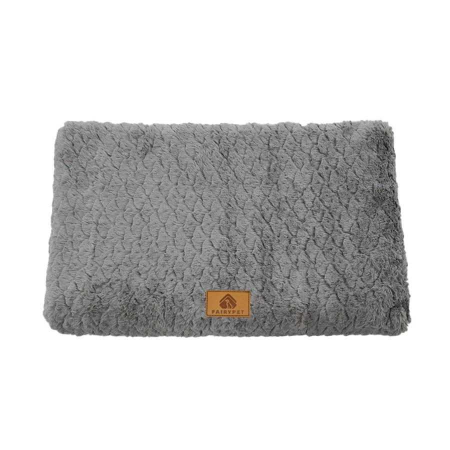 Short Plush Removable Washable Pet Bed - High Elasticity Non-Collapse Cushion for Small and Medium Dogs and Cats
