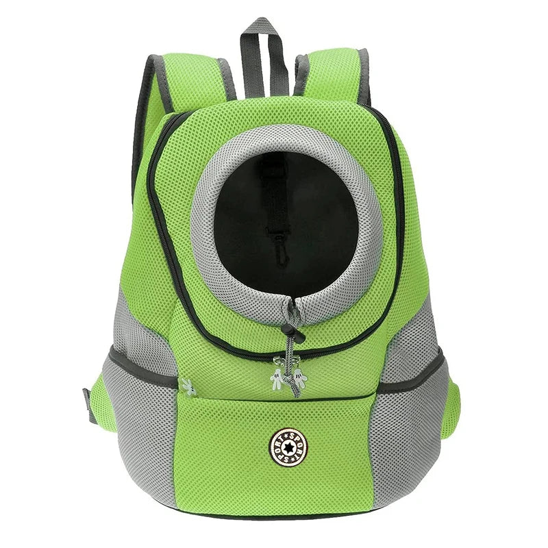 Double-Shoulder Pet Carrier Backpack for Small Dogs – Breathable Travel Dog Carrier, Fits Pets Up to 12 kg (26 lb)