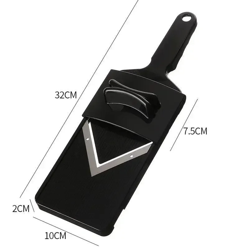Cabbage Grater Vegetable Slicer 32 x 10 cm (12.6 x 3.9 in) Handheld Stainless Steel Blade Multi-Function Vegetable Shredder & Salad Cutter