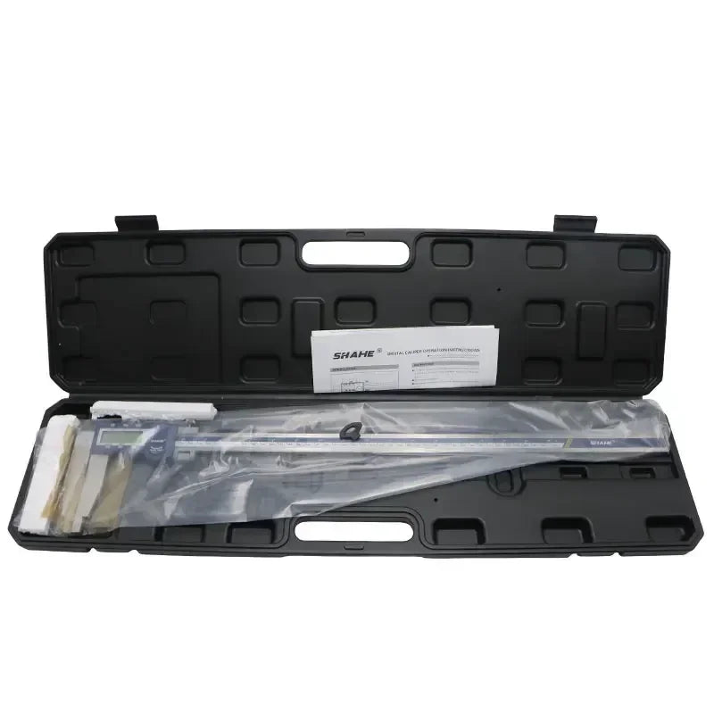 IP54 Waterproof Digital Caliper 0–500mm (0–19.69in) Stainless Steel LCD Vernier Gauge 0.01mm/0.0005in