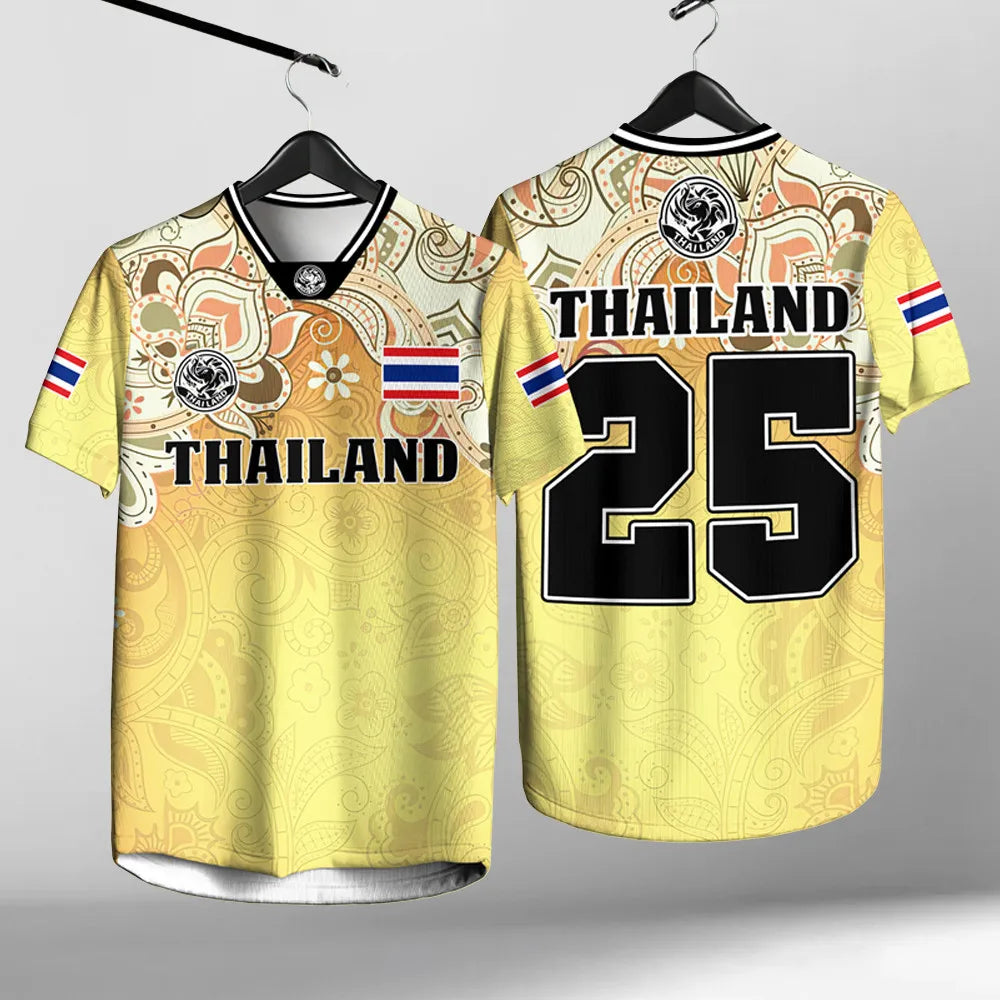 Men And Women Elephant Thailand 3D Printed Round Neck Short Sleeve Summer Street T-shirt Men's High Quality Oversized Breathable