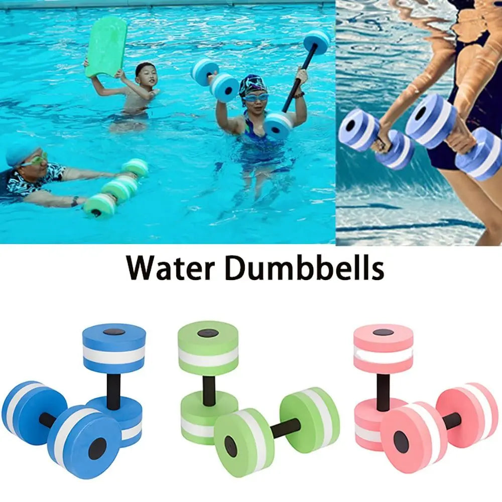 EVA Water Dumbbell – Floating Pool Aerobics Foam Dumbbell for Aquatic Fitness (10.63 in / 27 cm)