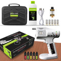 Cocktail Smoker & Smoke Bubble Gun Kit — Rechargeable Bartender Tool with Aroma Vials, Smoke Bubble Liquid & Travel Bag