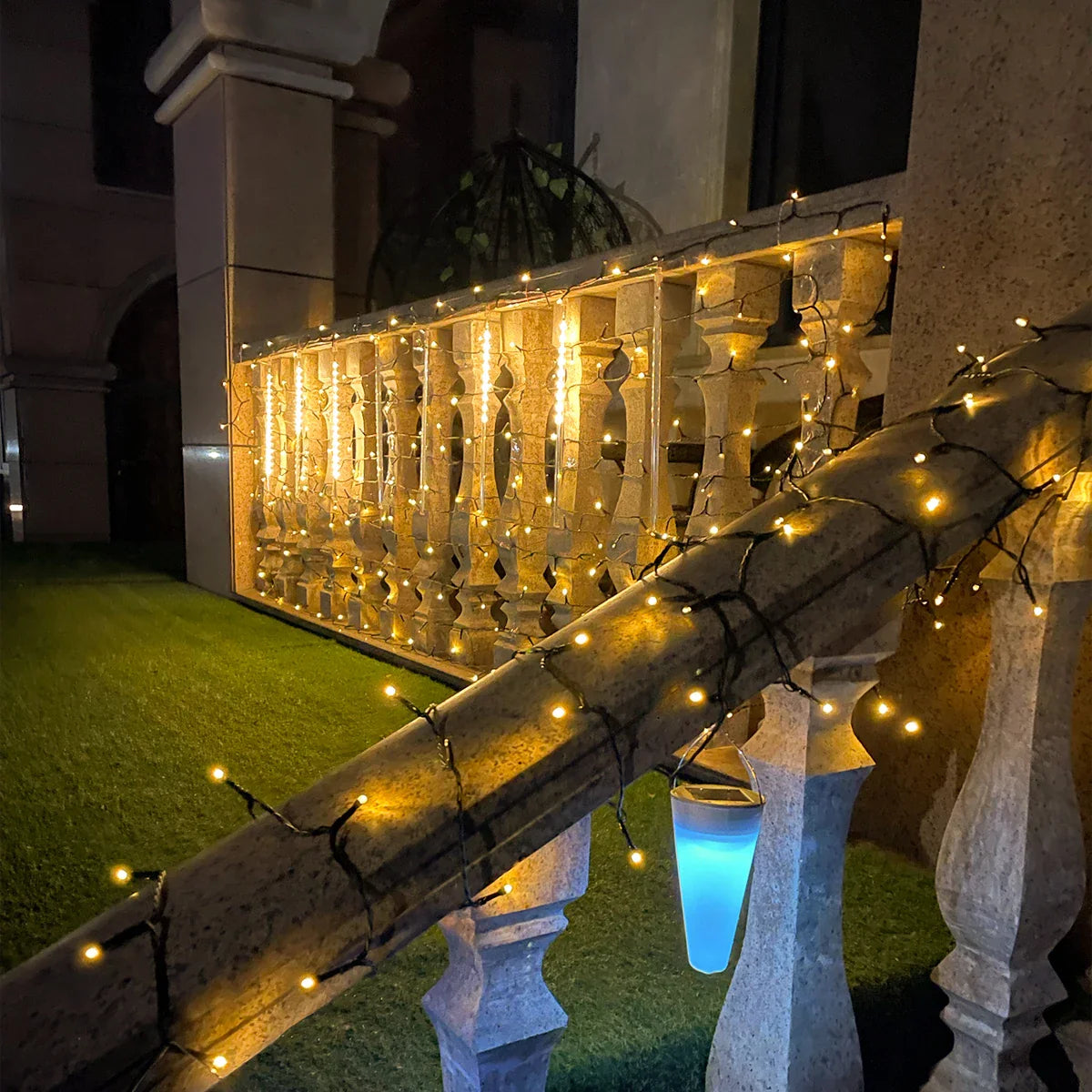 24V Outdoor LED Fairy String Lights – 10m/20m/30m/50m/100m (33ft/66ft/98ft/164ft/328ft) Warm White/White/Multicolor, IP65 Waterproof, 8 Modes