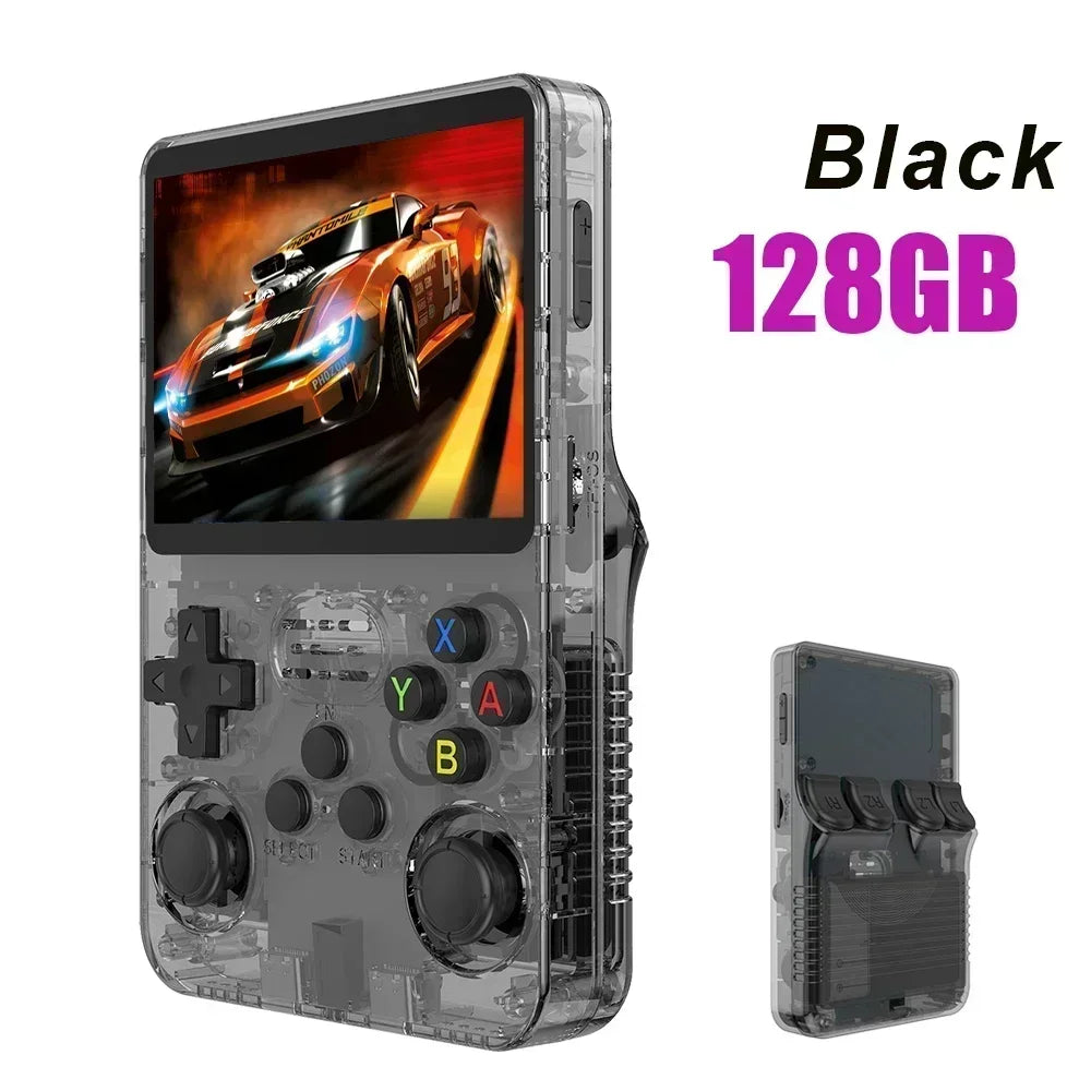 Retro Handheld Game Console 3.5-Inch (89 mm) IPS Screen Linux Pocket Player 64GB/128GB/256GB Expandable to 1TB