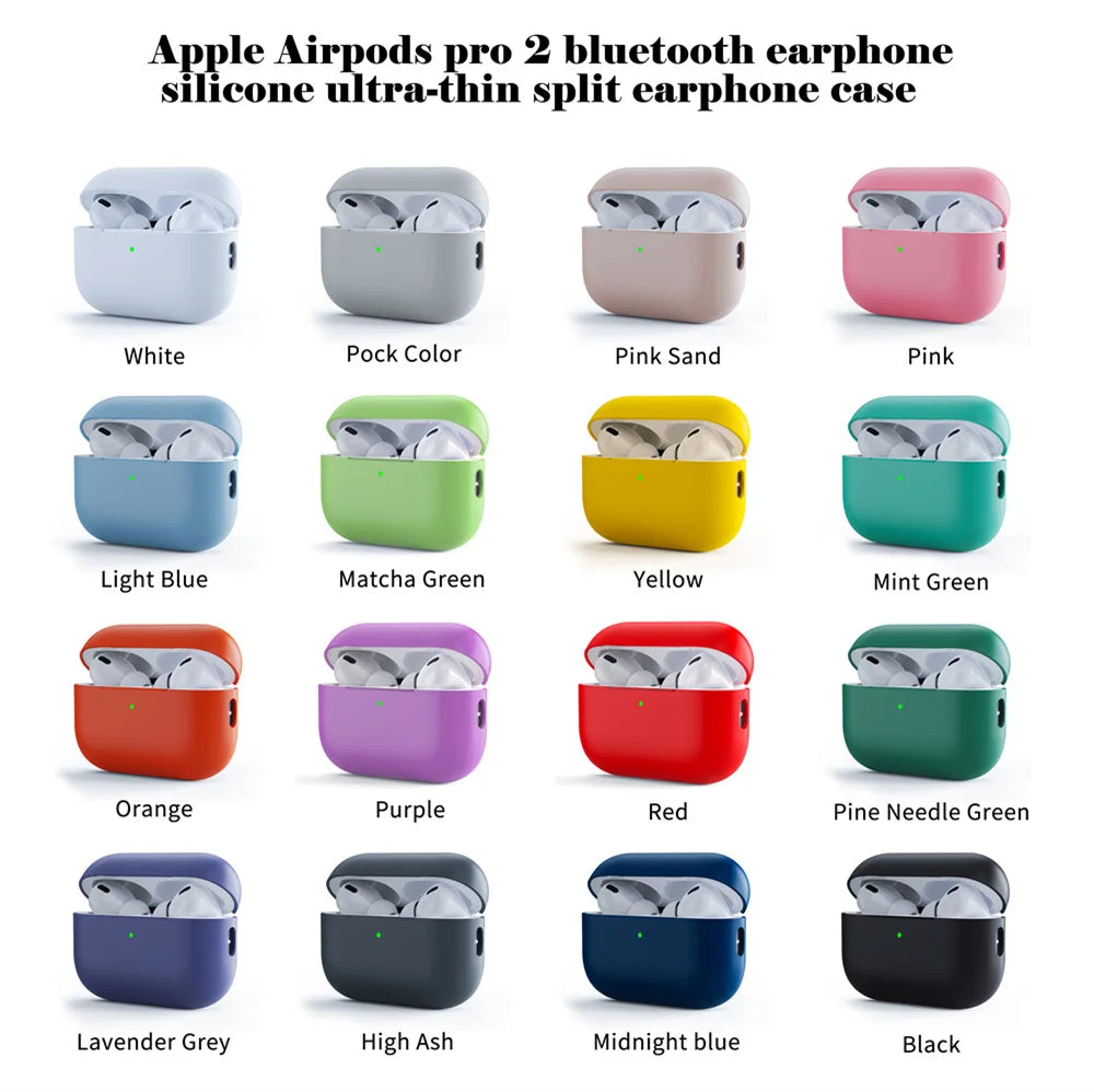 Ultra-Thin Silicone Earbud Case — Protective Charging Case Cover for True Wireless Earbuds (Lightweight, Anti-Slip)